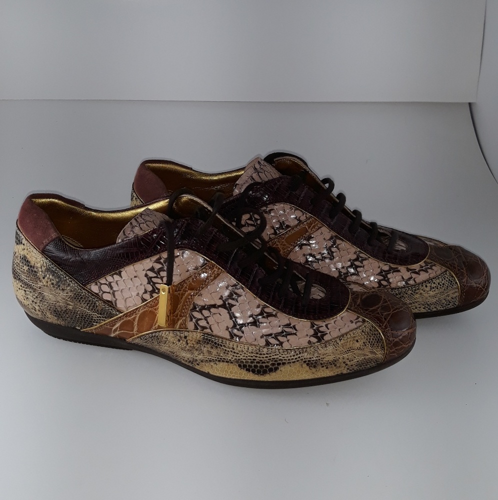 Prada 18k gold Exotic Snakeskin And Alligator